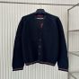 Gucci Ajour cotton knit cardigan with Web
