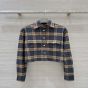Prada Checked wool twill shirt