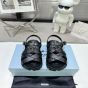 Prada Crisscross rubber sandals