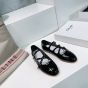 LES BALLERINES CELINE CRISS-CROSS BABIES BALLERINA in PATENT CALFSKIN