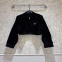 Prada Velvet denim blouson jacket