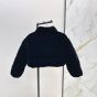 Prada Convertible cropped velvet down jacket