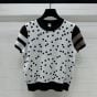 Hermès Cashmere "Garde-Robe Pop" short-sleeve sweater