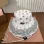 Miu Miu Printed cotton hat