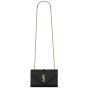 YSL ENVELOPE SMALL IN QUILTED GRAIN DE POUDRE EMBOSSED LEATHER