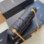 YSL ENVELOPE SMALL IN QUILTED GRAIN DE POUDRE EMBOSSED LEATHER