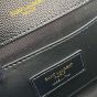 YSL ENVELOPE SMALL IN QUILTED GRAIN DE POUDRE EMBOSSED LEATHER