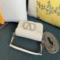 VALENTINO GARAVANI LOCÒ SMALL SHOULDER BAG WITH JEWEL LOGO