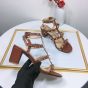 Valentino ROCKSTUD CALFSKIN ANKLE STRAP SANDAL