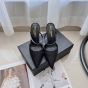 YSL BARBARA mules in satin crepe and rhinestones