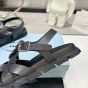 Prada Crisscross rubber sandals
