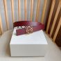 LOEWE Reversible Anagram belt in smooth calfskin