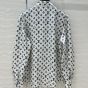 LV 3D Monogram Puff-Sleeve Blouse