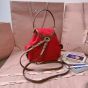 MIU MIU Canvas and leather backpack