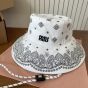 Miu Miu Printed cotton hat