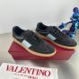 Valentino UPVILLAGE LOW TOP SNEAKER IN SPLIT LEATHER AND CALFSKIN NAPPA LEATHER