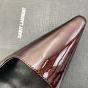 YSL DUNE SLINGBACK PUMPS IN PATENT LEATHER