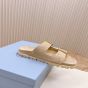 Prada Suede strap slides