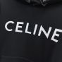 CELINE LOOSE HOODIE IN COTTON FLEECE
