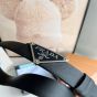 Prada Reversible Saffiano leather belt strap