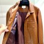 Gucci GG embossed leather shirt