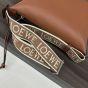 LOEWE Small Cubi crossbody bag in supple smooth calfskin and jacquard