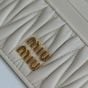 MIU MIU Matelassé nappa leather card holder