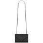 YSL ENVELOPE SMALL IN QUILTED GRAIN DE POUDRE EMBOSSED LEATHER