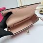 VALENTINO GARAVANI ROCKSTUD GRAINY CALFSKIN SHOULDER BAG