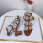 Valentino ROCKSTUD CALFSKIN ANKLE STRAP SANDAL