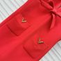 Valentino CREPE COUTURE SHORT DRESS
