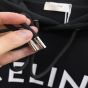 CELINE LOOSE HOODIE IN COTTON FLEECE