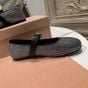 MIU MIU Calf leather ballerina flats