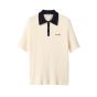 MIU MIU Ribbed cashmere polo shirt