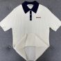 MIU MIU Ribbed cashmere polo shirt