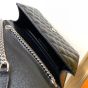 YSL ENVELOPE SMALL IN QUILTED GRAIN DE POUDRE EMBOSSED LEATHER