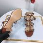 Valentino ROCKSTUD CALFSKIN ANKLE STRAP SANDAL