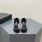 YSL OPYUM Sandals in patent leather