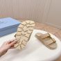 Prada Suede strap slides