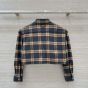 Prada Checked wool twill shirt