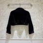 Prada Velvet denim blouson jacket
