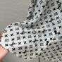 LV 3D Monogram Puff-Sleeve Blouse