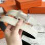 Hermès H belt buckle & Reversible leather strap 32 mm