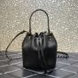 Valentino ROCKSTUD GRAINY CALFSKIN BUCKET BAG