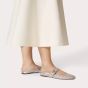 Valentino VLOGO LOCKER MARY JANE BALLERINA WITH CRYSTALS