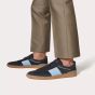 Valentino UPVILLAGE LOW TOP SNEAKER IN SPLIT LEATHER AND CALFSKIN NAPPA LEATHER