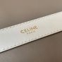 Celine Medium Triomphe Belt in Taurillon Leather