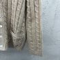 Celine cable-knit triomphe cardigan in cashmere