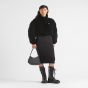 Prada Convertible cropped velvet down jacket