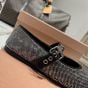 MIU MIU Calf leather ballerina flats